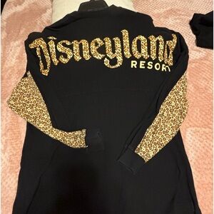 Disneyland Spirit Jersey Black Cheetah Leopard